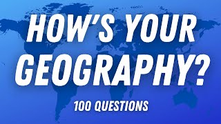 World Geography Quiz  How Many Can You Answer [upl. by Ahsaeyt]