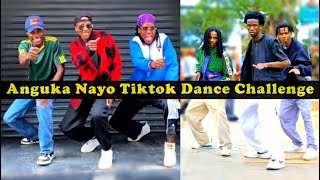 ANGUKA NAYO REMIX  tiktok Dance Challenge  Wadagliz Remix x Khaligraph x Mejja x Scar Wakadinali [upl. by Elizabeth]