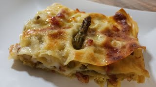 Lasagna Asparagi e Guanciale [upl. by Enelav2]