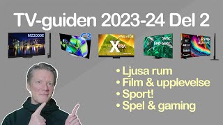 TVguiden 202324 del 2 – Modeller för spel sport film och ljusa rum [upl. by Anaes]