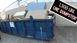 Dumpster Diving quot1300 PoundsOne Dumpsterquot [upl. by Celine]