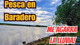 Pesca en camping Luz y Fuerza Baradero  MUY lindo lugar  lluvia 🫡🎣 [upl. by Effie]