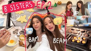 The B Sisters Ep2  👩🏻‍🍳 Baking Christmas Cookies with us🎄🍪  Beamsareeda [upl. by Ennairb]