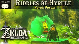 Riddles of Hyrule  Zelda BOTW Side Quest Tutorial [upl. by Llednew]