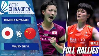 Tomoka Miyazaki JPN vs Wang Zhi Yi CHN  F  China Open 2024 [upl. by Eiderf]