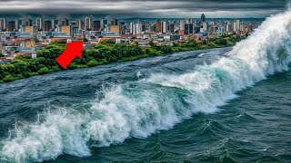 Biggest Tsunami Waves Compilation [upl. by Noissap]