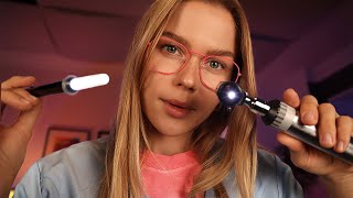 ASMR Doctor Lizi Checking Your Ears Ear Examination Ear Cleaning amp Hearing Test  Soft Spoken [upl. by Llerdnad]