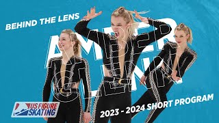 Behind the Lens  Amber Glenns 20232024 Short Program [upl. by Ulane130]