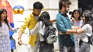 Accidentally Hugging Prank On Handsome Boy’s😘  Epic Reactions  Ritika Prank [upl. by Capello]