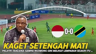 🔴 KAGET BUKAN MAIN ‼️ Pengakuan Jujur Pelatih Tanzania Melihat Lemparan jauh Pratama Arhan 😱😱 [upl. by Kreg]