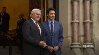 German President FrankWalter Steinmeier visits Canadian Parliament – April 24 2023 [upl. by Dunc]