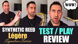 Legere Signature Series Synthetic Reed Review  Alto Sax amp Tenor Sax by Paul Haywood [upl. by Sarge]