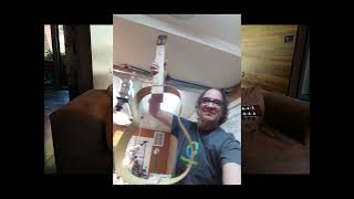 Making a falcate brace Osage Orange and Wester Red Cedar classical Guitar [upl. by Olihs231]