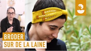 Apprenez à broder de la laine avec Martine Biessy sur Artesanecom [upl. by Alper]