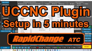 UCCNC Plugin for RapidChange Automatic Tool Changer Affordable automatic tool changer [upl. by Dyol548]