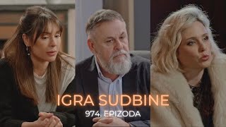 Igra sudbine 974 epizoda  Detektivski zadatak emotivni vrtlog i kec u rukavu sadržaj epizode [upl. by Ahsinauj548]