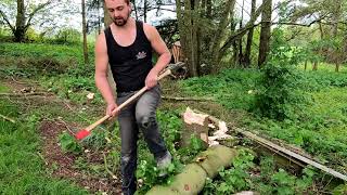 The Big Problem with the Traditional American 36quot Handle Felling Axe [upl. by Tranquada953]