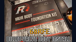 REVMAX BILLET VALVE BODY INSTALL 2021 DODGE 68RFE TRANSMISSION [upl. by Dnallor]