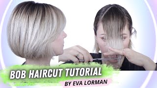 How To Cut Your Own Hair  Bob Haircut Tutorial 2023 by Eva Lorman [upl. by Dole]