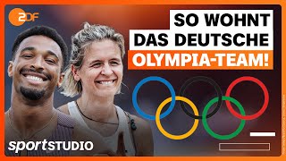 Exklusive Einblicke So sieht das Olympische Dorf von innen aus  Vlog  sportstudio [upl. by Finer]