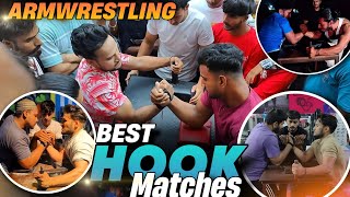 Best Hook Arm Wrestling Match 🔥 Hook arm wrestling technique 🤫 hook training arm wrestling [upl. by Yelahc]