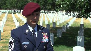 Air Force Pararescue Memorial Ceremony for TSgt Michael Flores [upl. by Eamaj]