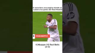 Mbappe Goal VS Real Betis FC realmadrid mbappe [upl. by Benedict]