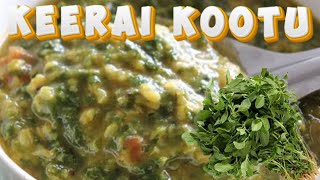 Keerai Kootu in Tamil  Keerai Kulambu in Tamil  Keerai Sambar Recipe  Keerai Masiyal [upl. by Ursulette181]