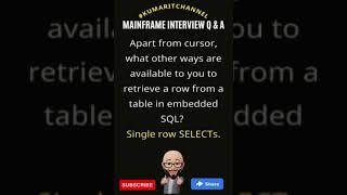 Mainframe DB2 Interview Q amp A kumaritchannel ibm mainframe mainframedb2 [upl. by Anabelle]