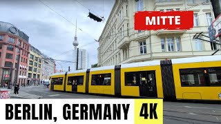 BERLIN GERMANY 🇩🇪 4K MITTE — Oranienburger Straße amp Linienstraße [upl. by Htebharas708]