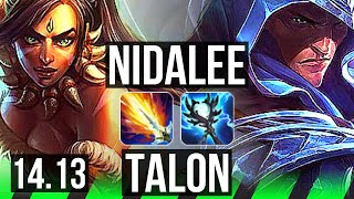 NIDALEE vs TALON JGL  Rank 2 Nida Rank 4 9113 Dominating  BR Challenger  1413 [upl. by Yttiy668]