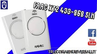 Come Programmare un Telecomando Faac XT2 433868 SLH [upl. by Ynohtnakram]