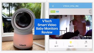 VTech Smart Video Baby Monitors Review VM5254 VM52542 amp RM5754HD [upl. by Thacher]