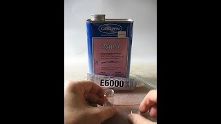 E6000 Thinner  Solvent [upl. by Tioneb535]