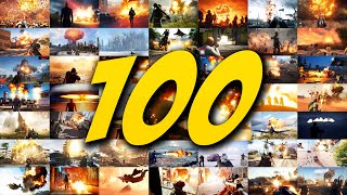 100 Gaming Explosions but they get increasingly bigger [upl. by Nanam]