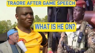 AFRICAN PRESIDENT IS PLAYING FOOTBALL AND HIS GAME SPEECH IS EPIC FOR THE AGES BURKINA FASO 2024 [upl. by Oakleil]