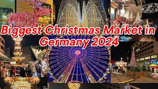 BIGGEST CHRISTMAS MARKET IN GERMANY 2024🎄🎄🎅🎅🎄MOST BEAUTIFUL CHRISTMAS MARKET IN ESSEN GERMANY 2024 [upl. by Nyleaj]