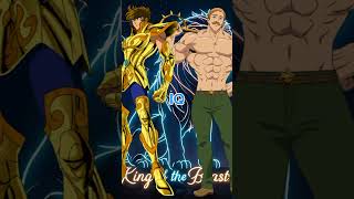 🦁 aioria vs escanor SaintSeiya sevendeadlysins escanor [upl. by Profant]