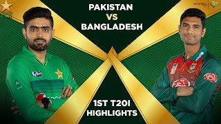 Pakistan vs Bangladesh 2020  Full Highlights 1st T20I  PCB [upl. by Consolata]