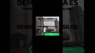 Demolicion industrial demolicion de silo demolicion de chimenea demoliciones manuales [upl. by Straus]