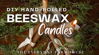 Rolled Beeswax Candles [upl. by Hanonew]