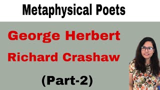 E30 Metaphysical Poets George Herbert amp Richard Crashaw [upl. by Josiah]