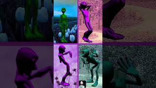 Green 😎 Alien dance vs Dami to cosita greenalien trending shortsvideos [upl. by Arikihs]