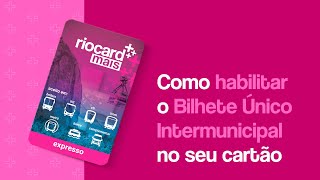 Saiba como habilitar o Bilhete Único Intermunicipal [upl. by Amaral708]