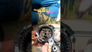 Gear Reduction Starter Motor Disassemble  Motor Starter mechanic automobile reductiongear [upl. by Durarte]