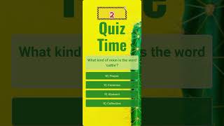 What kind of noun is the word ‘cattle’ quiztime bcs quiz study education [upl. by Seldan]