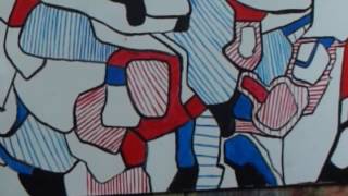 Peindre à la manière de Jean Dubuffet [upl. by Tabber554]