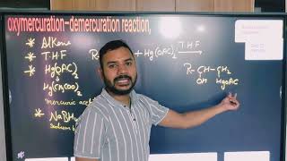 Oxymercurationdemercuration reaction  class 12 Chemistry  Alcohol phenol and ethers [upl. by Oriole667]