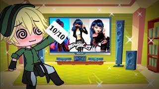 ✨ Adrien Reacts To Marinettes TikTok Glow Ups ✨  MLB  Gacha Life Skit  Original Idea [upl. by Steinman652]