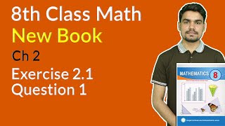 Class 8 Math Chapter 2  Class 8 Maths Chapter 2 Exercise 21 Question 1  8th Class Maths Chapter 2 [upl. by Tnairb695]